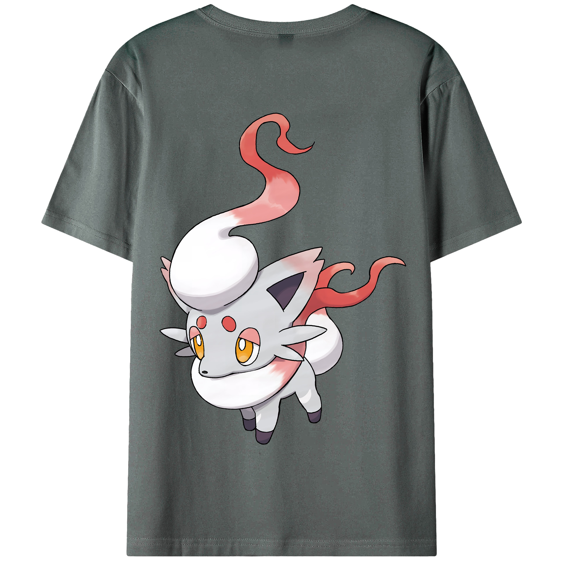 （画像用） ポケットモンスター Pokémon 綿100％半袖Tシャツ（背面プリント）
